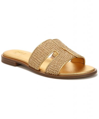 Fame Slide Sandals Tan/Beige $54.45 Shoes