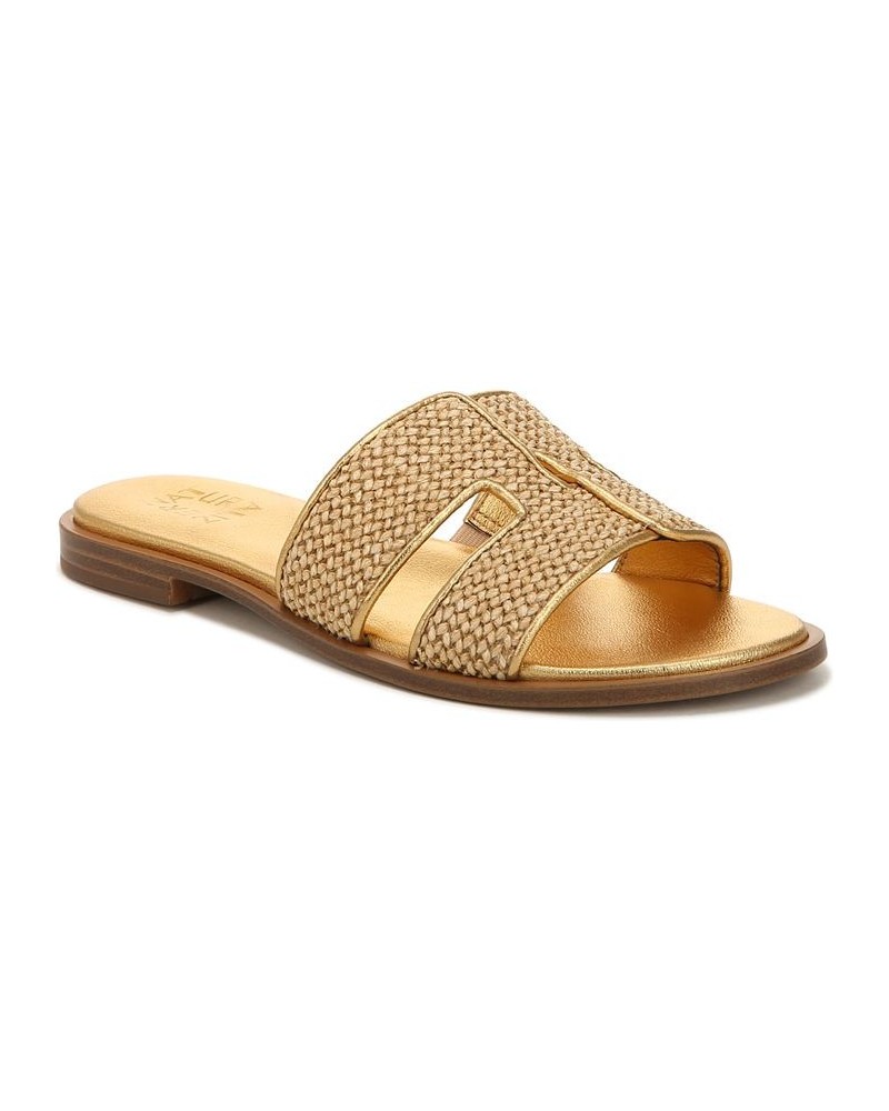 Fame Slide Sandals Tan/Beige $54.45 Shoes