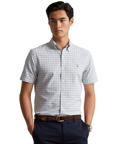 Men's Classic-Fit Oxford Shirt Gray $58.75 Shirts