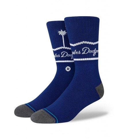 Men's Los Angeles Dodgers Diamond Blue Pro On-Field Crew Socks $16.49 Socks