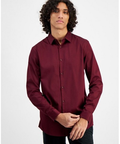 Men's Slim Fit Dress Shirt PD05 $22.26 Shirts