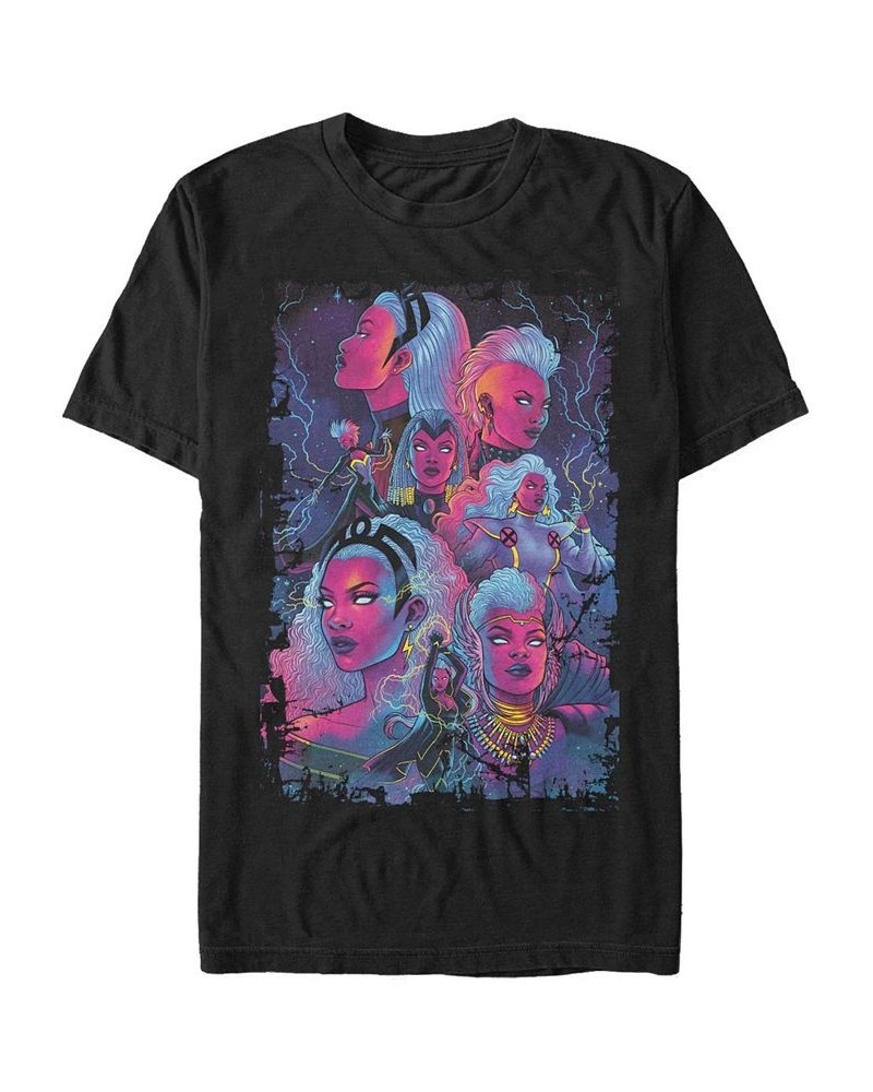 Men's Marvel Visions Of Storm Short Sleeve T-Shirt Black $18.89 T-Shirts