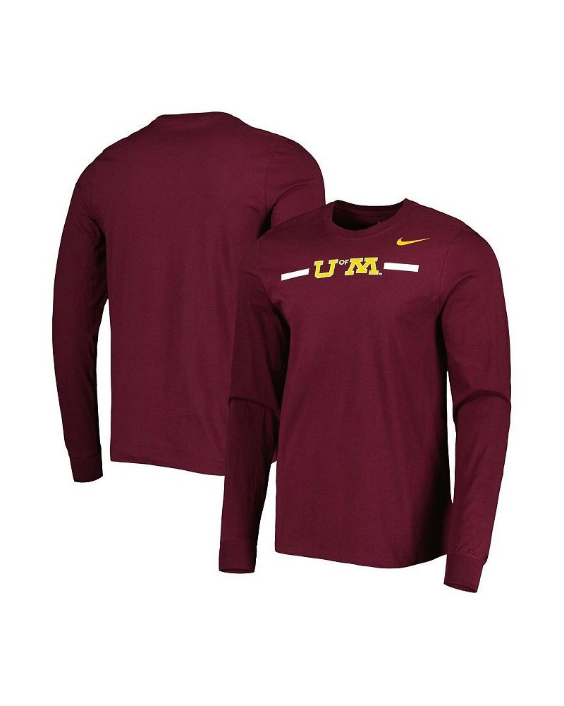 Men's Maroon Minnesota Golden Gophers Vintage-Like Collection Core Long Sleeve T-shirt $23.84 T-Shirts