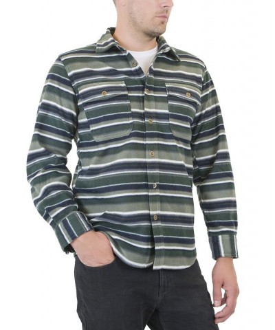 Men's Koppie Polar Fleece Shirt Green $39.74 Shirts