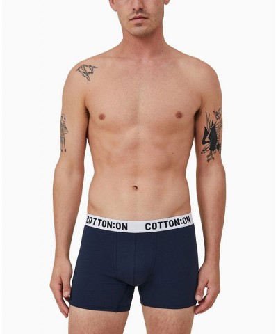 Men's Cotton Trunks Blue $12.30 Underwear