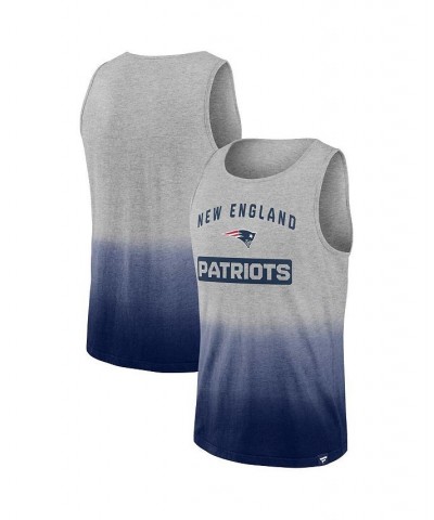 Men's Branded Heathered Gray, Navy New England Patriots Our Year Tank Top $14.70 T-Shirts