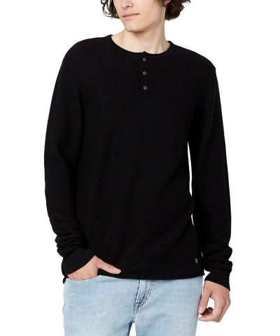 Men's Wamill Long Sleeves Henley Sweater PD01 $20.04 Sweaters