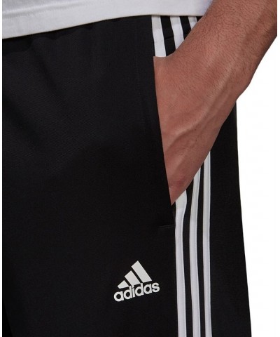 Men's Primegreen Essentials Warm-Up Open Hem 3-Stripes Track Pants Black/White $23.19 Pants
