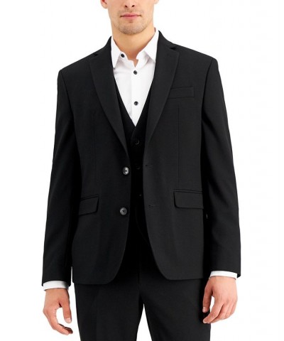 Men's Slim-Fit Black Solid Suit Jacket Black $39.08 Blazers