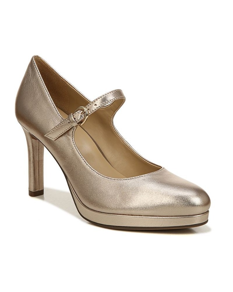 Talissa Mary Jane Pumps Gold $43.20 Shoes