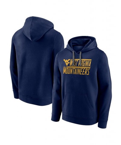 Men's Branded Navy West Virginia Mountaineers Favorite Longshot Pullover Hoodie $21.62 Sweatshirt