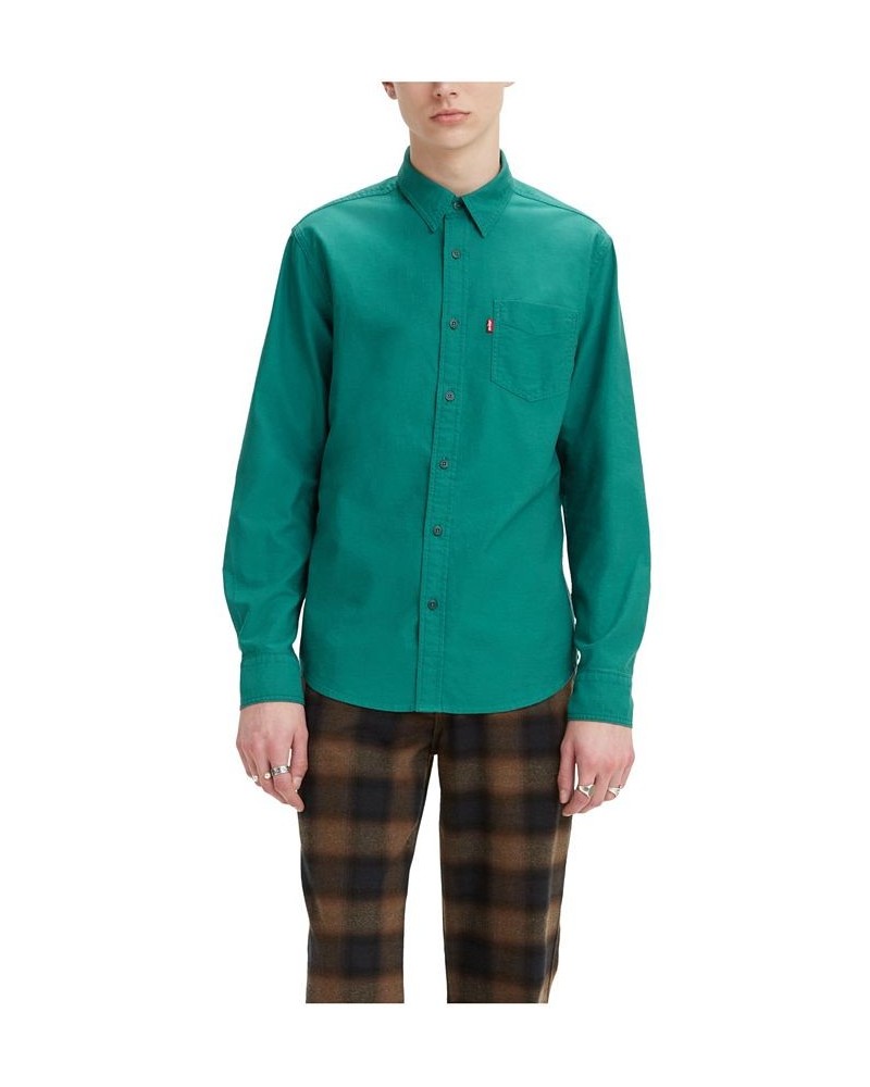 Men's Classic 1 Pocket Regular-Fit Long Sleeve Shirt PD05 $34.44 Shirts