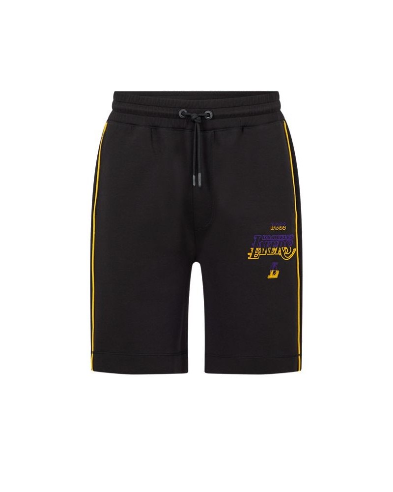 BOSS x NBA Men's Los Angeles Lakers Shorts Black $52.36 Shorts