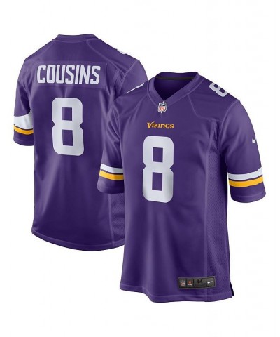 Men's Kirk Cousins Purple Minnesota Vikings Game Jersey $57.40 Jersey