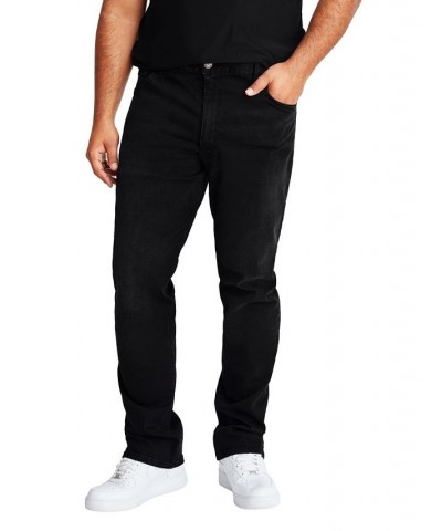 Men's Big and Tall Straight Fit Jeans Black $60.04 Jeans