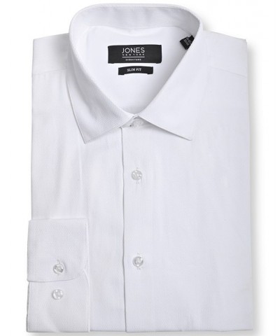 Men's Tear Drop Dobby Dress Shirt White $16.70 Dress Shirts