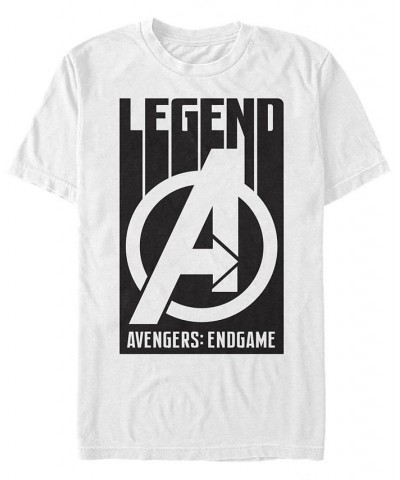 Marvel Men's Avengers Endgame Legend Logo, Short Sleeve T-shirt White $15.75 T-Shirts