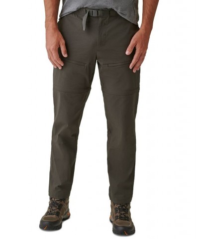 Men's Tracker Stretch Ripstop Zip-Off Convertible Pants Green $16.73 Pants
