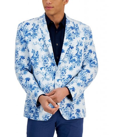 Men's Floral Blazer Blue $42.27 Blazers