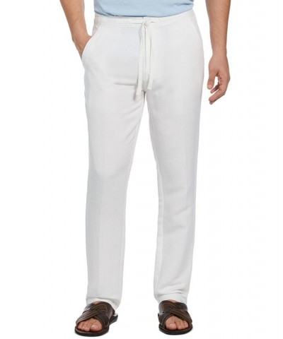 Men's Big & Tall Textured Drawstring Pants Brilliant White $18.48 Pants