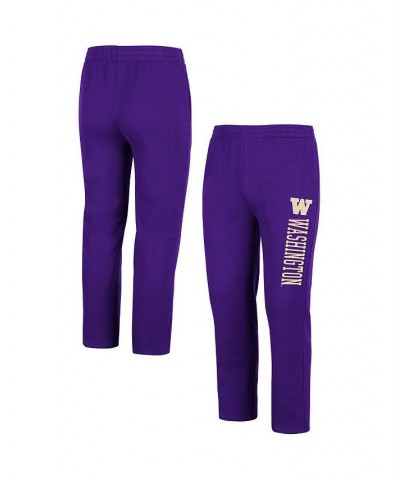 Men's Purple Washington Huskies Fleece Pants $23.10 Pants