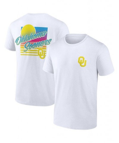 Men's Branded White Oklahoma Sooners High Hurdles T-shirt $14.00 T-Shirts