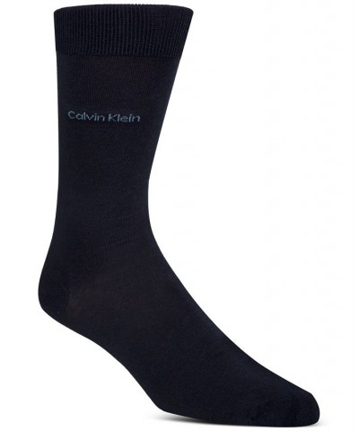 Men's Socks, Giza Cotton Flat Knit Crew PD05 $10.44 Socks