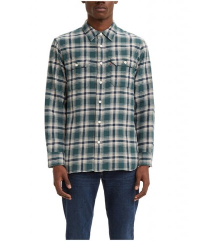 Men's Classic Worker Relaxed Fit Flannel Shirt PD02 $14.49 Shirts