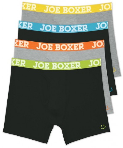 Men's Stretch Boxer Briefs, Pack of 4 $21.12 Underwear